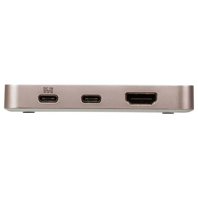 ATEN UH3235 USB-C 4K Ultra Mini priklopna postaja s prehodnim napajanjem 2