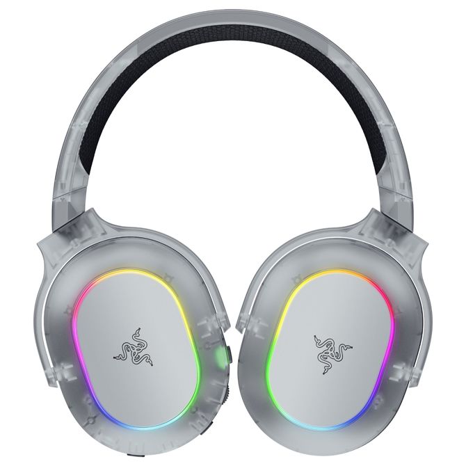Slušalke Razer Barracuda X Chroma Phantom White brezžične, RGB osvetlitev, virtualni 7.1 zvok, snemljiv mikrofon, 70 ur avtonomije 6