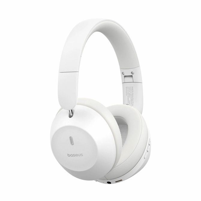 Baseus slušalke bele bluetooth Bass 30 Max 4