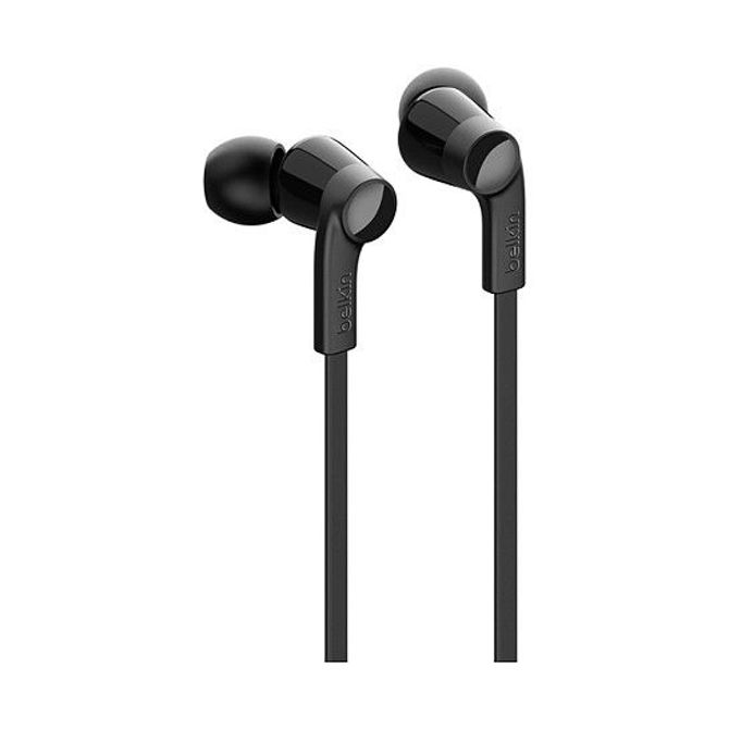 Ušesne slušalke Belkin Rockstar z USB-C priključkom, črne 2