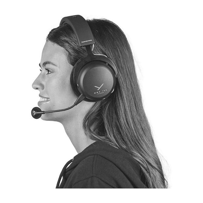 Slušalke Beyerdynamic MMX 150 brezžične/žične, Bluetooth 5.3, USB-C, črne, mikrofon Boom 2