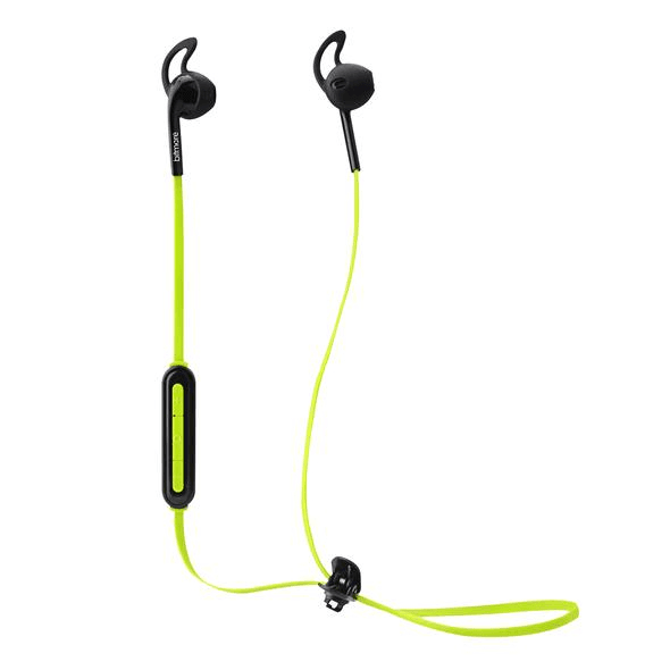 Bitmore BLUETOOTH SLUŠALKE črno zelene 2