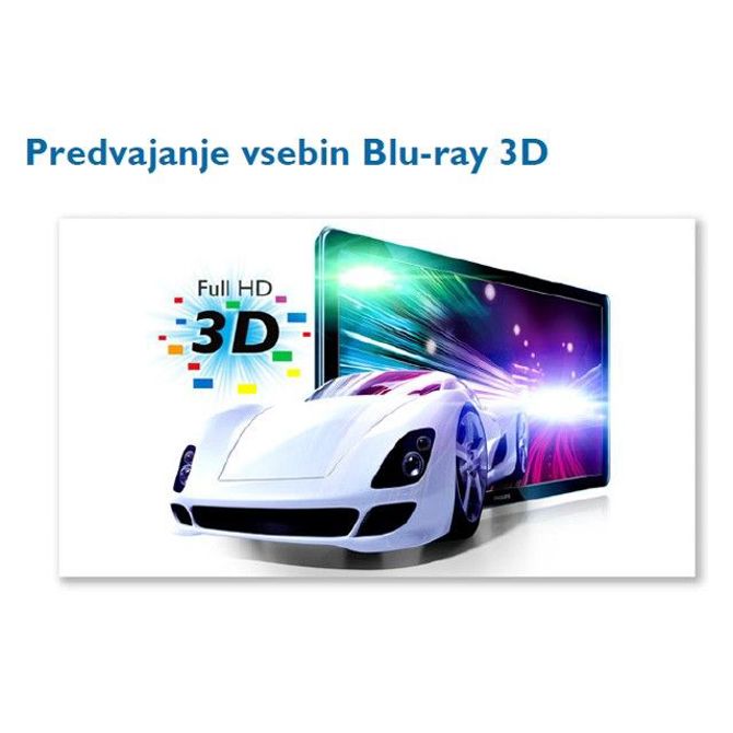 Blu-ray predvajalnik Philips BDP3490M (3D, DivX Plus HD, USB 2.0) 3