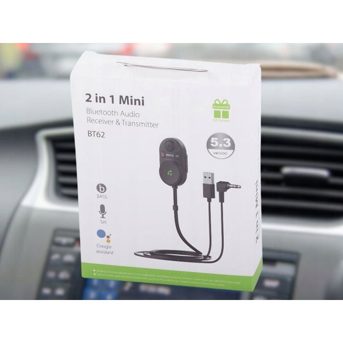 Bluetooth 5.3 avto ddajnik adapter USB AUX ojačevalec nizkih tonov 5