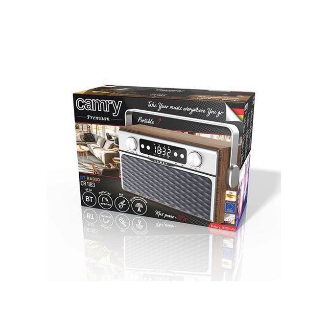 Camry radio in predvajalnik Bluetooth 5.0/FM/USB/AUX/SD 3