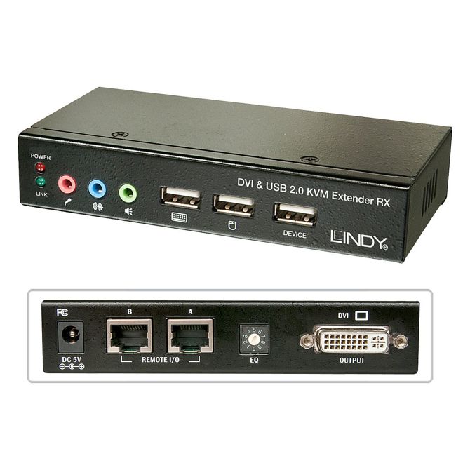 KVM podaljšek Cat.5 Classic - KVM-/USB-podaljšek - USB 4