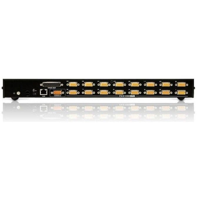 ATEN KVM stikalo za prenos podatkov prek IP-ja, 16-vratno USB - PS/2 VGA, KVM z USB perifernim priključkom 2