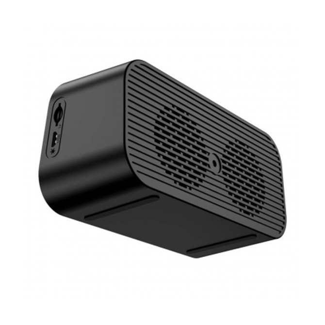 Digitalna ura Havit M3, Bluetooth zvočnik, budilka, ogledalo, termometer, radio, črne barve 5
