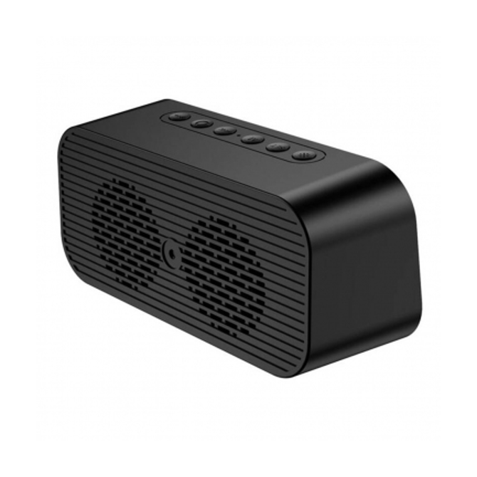 Digitalna ura Havit M3, Bluetooth zvočnik, budilka, ogledalo, termometer, radio, črne barve 6