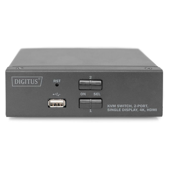 DIGITUS 2-portno KVM stikalo za en zaslon 2
