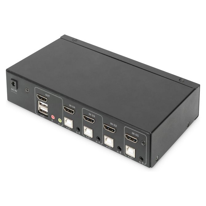 DIGITUS 4-portno KVM stikalo za en zaslon 5