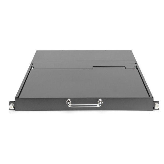 Modularna HD LCD KVM konzola Digitus s 17-palčnim TFT zaslonom, 8-portnim VGA KVM priključkom, sledilno ploščico in nemško razporeditvijo tipkovnice 5