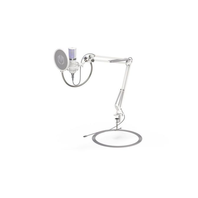 Mikrofon Endorfy Solum Streaming USB, kardioid, nastavljiv boom nosilec, pop filter, MUTE gumb, bel 3