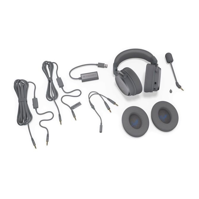 Slušalke Endorfy Viro Plus USB Alt Gray, 53 mm gonilniki, virtualni 7.1 zvok, odstranljiv mikrofon, memory foam blazinice 4