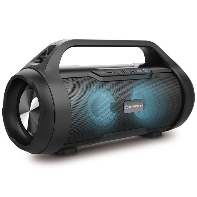 Prenosni bluetooth zvočnik MANTA Boombox SPK215 USB/MicroSD/AUX/Radio FM 30W RMS 5
