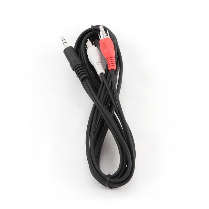 Gembird 3,5 jack (M) - 2RCA (M) 2,5m, audio kabel 2