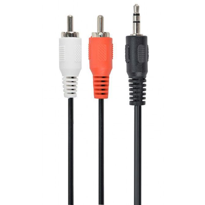 Gembird CCA-458/0.2 3,5 mm stereo na RCA kabel 0,2 m črn 3