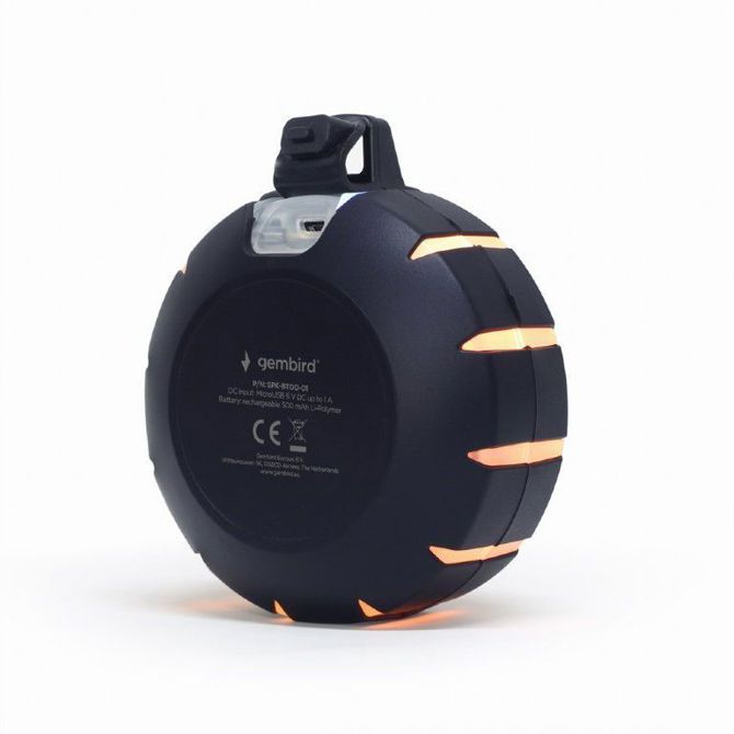 Zvočnik Gembird SPK-BOD-01, Bluetooth, črn 4