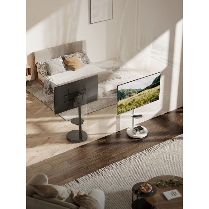 Gembird TVS-86TR-01-W talno stojalo za TV 37–86″ z vodenjem kablov, bela 5