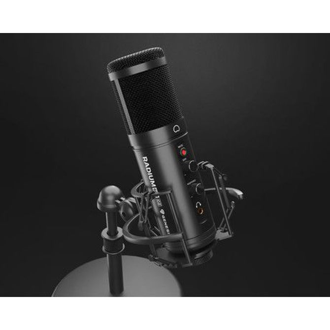 GENESIS RADIUM 600 G2 profesionalni mikrofon, namizni / studijski, 48kHz, gumbi za upravljanje, gumb MUTE, jack 3.5mm, USB Type-C, PC / Mac OS, črn 4