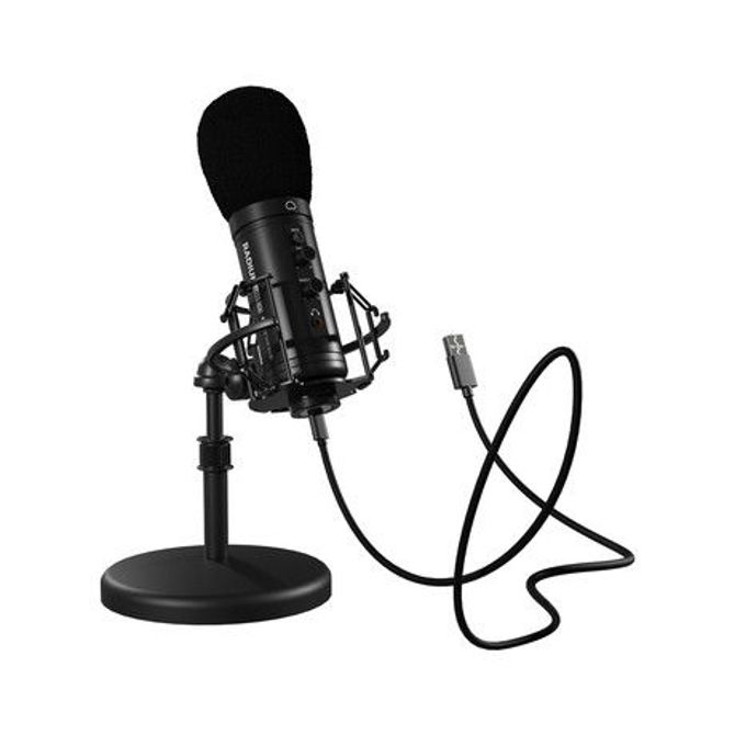GENESIS RADIUM 600 G2 profesionalni mikrofon, namizni / studijski, 48kHz, gumbi za upravljanje, gumb MUTE, jack 3.5mm, USB Type-C, PC / Mac OS, črn 5