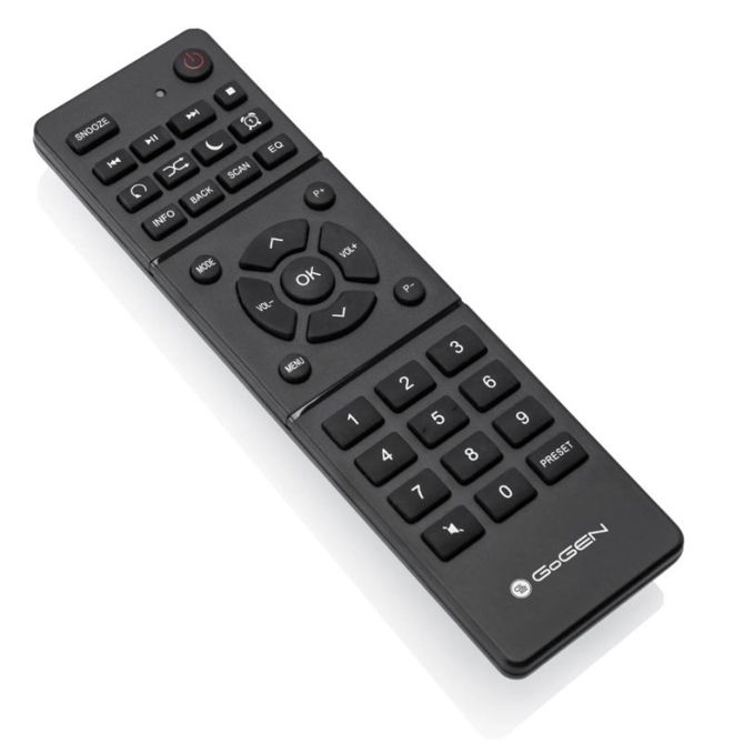 Internetni DAB+ radio GoGEN IR257BTDAB, WiFi 2,4/5 GHz, Bluetooth, 2×5 W RMS, LCD zaslon, USB, FM/DAB+, budilka 5