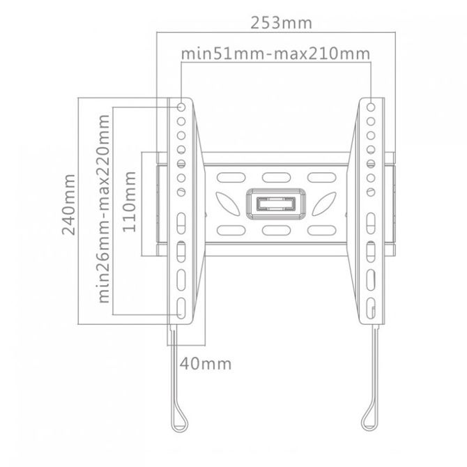 GoGEN nosilec za TV FIX M2 2