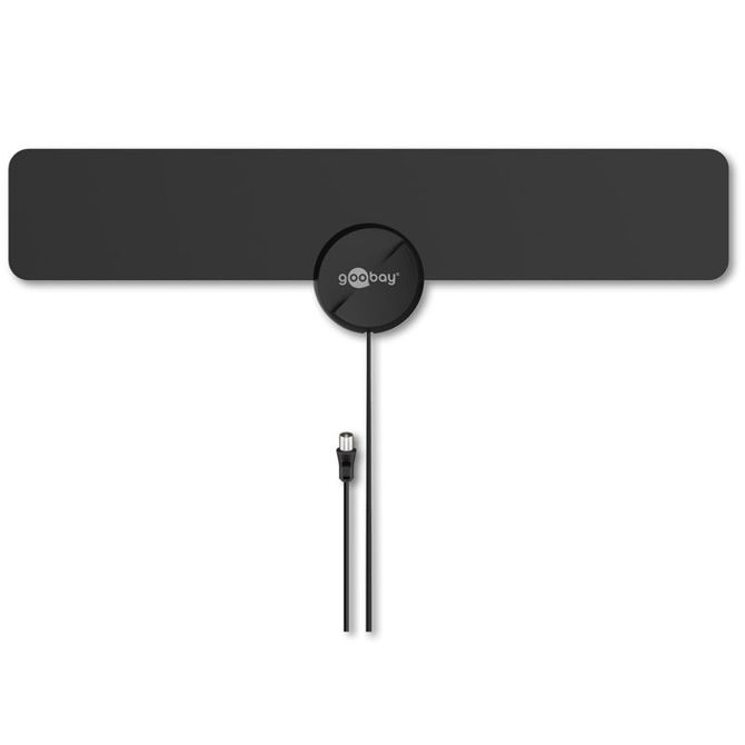 GOOBAY DVB-T2 FULL HD LTE/4G filter - aktivna ultraploska notranja TV antena 4