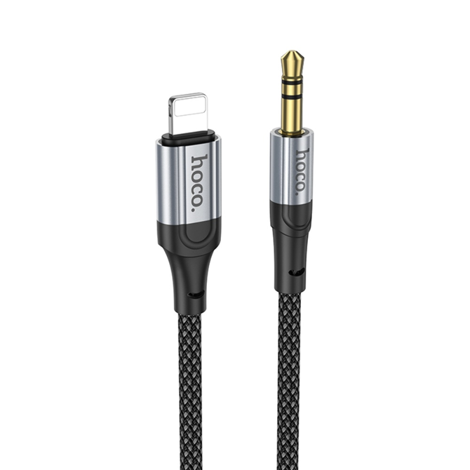 Hoco AUX kabel UPA26 iz Lightning na 3.5 mm (1m) črn 2