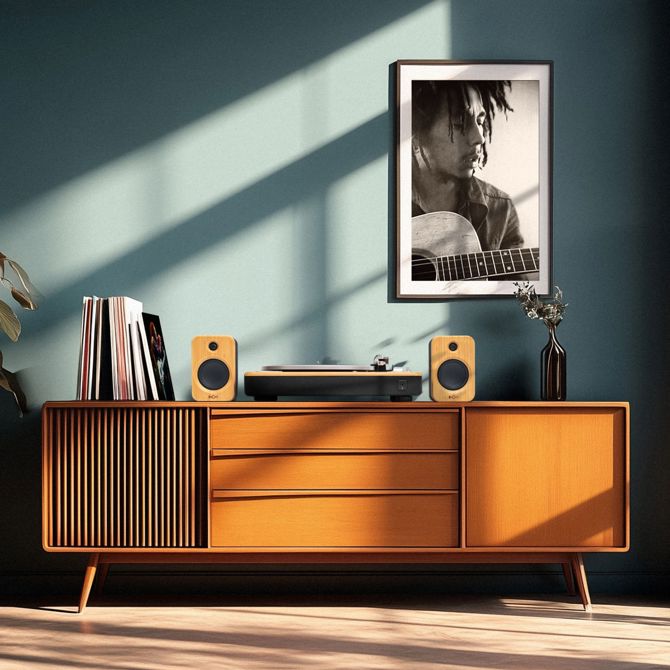 Gramofon House of Marley Stir It Up Wireless 2, Bluetooth 5.3, Audio-Technica AT3600L, bambusovo ohišje 3