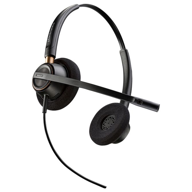 Binauralne slušalke Poly EncorePro 520 + hitri odklop (89434-02) 2