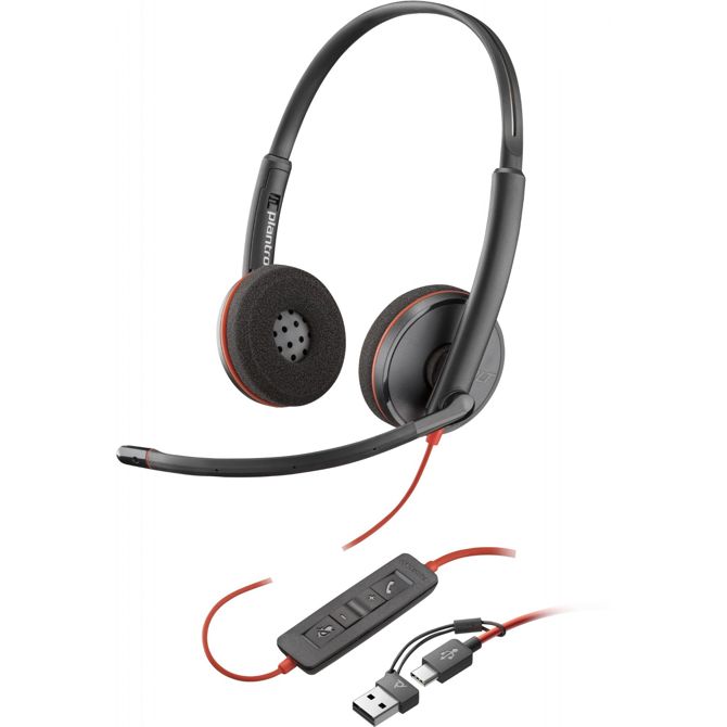 Slušalke HP Poly Headset Blackwire C3220 Stereo USB-C/A 6
