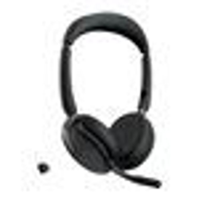 Slušalke JABRA Evolve2 65 Flex MS Stereo Headset on-ear Bluetooth wireless active noise cancelling USB-C black Certified for Microsoft Te 2