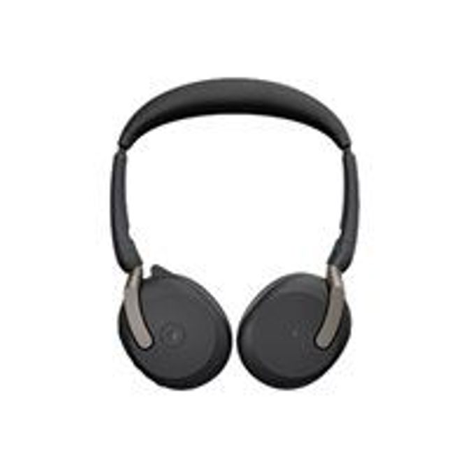 Slušalke JABRA Evolve2 65 Flex MS Stereo Headset on-ear Bluetooth wireless active noise cancelling USB-C black Certified for Microsoft Te 6