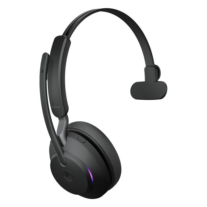 Slušalke Jabra Evolve2 65 Mono MS + Link 380c, črne barve 2