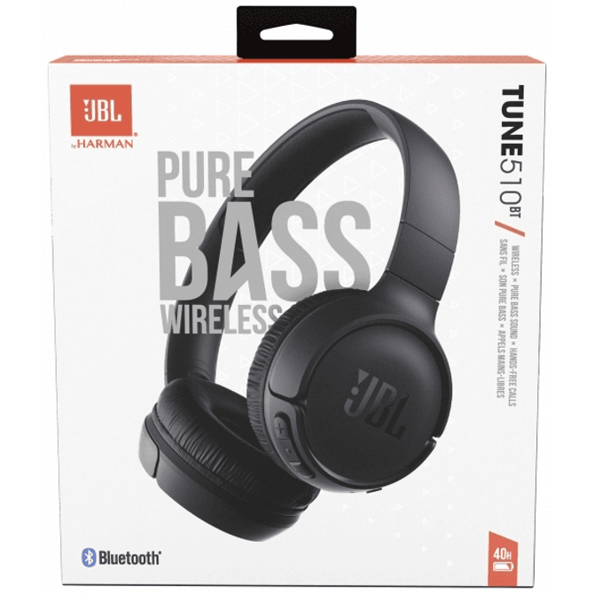 JBL Bluetooth slušalke Tune 510BT - črne 2