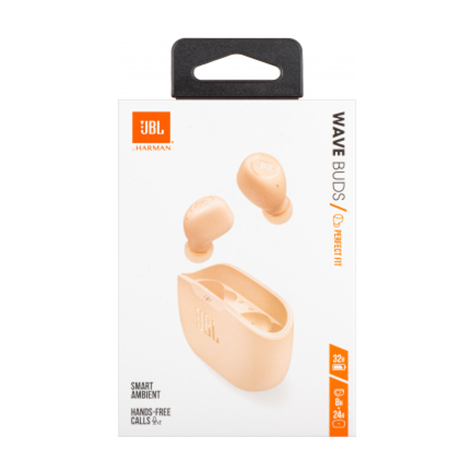 Slušalke JBL Wave Buds BT5.2 JBL Deep Bass Sound, 32h baterije, vodoodpornost IP54, hitro polnjenje, roza 6