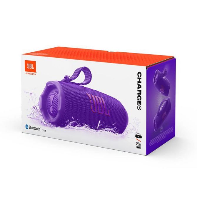 Prenosni zvočnik JBL Charge 6 Bluetooth , vijoličen 6