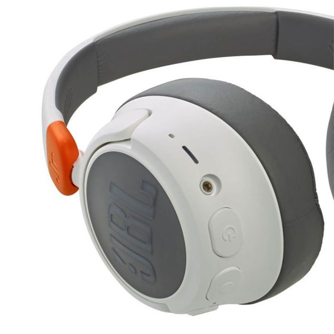 JBL JR460NC Bluetooth otroške naglavne brezžične slušalke, bele 6