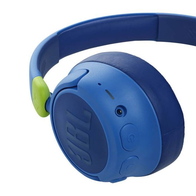 JBL JR460NC Bluetooth otroške naglavne brezžične slušalke, modre 4