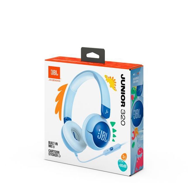Otroške naglavne slušalke JBL Junior 320 žične , modre 5