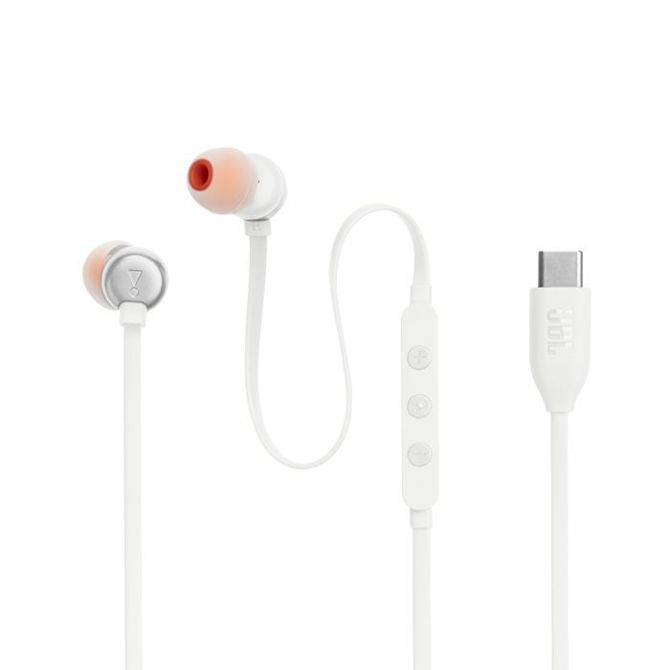 USB-C žične slušalke JBL Tune 310C, bele 5