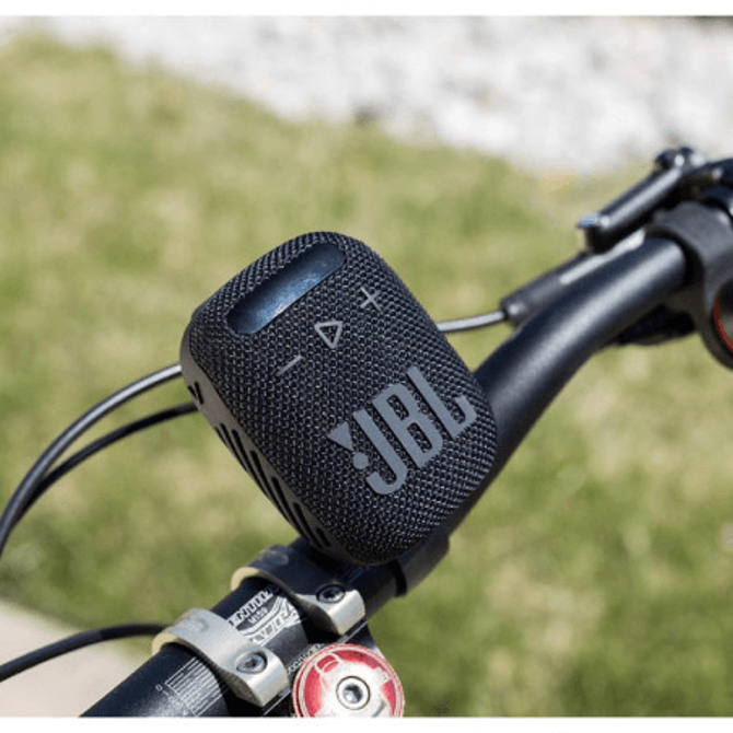 JBL Wind 3S originalni prenosni bluetooth zvočnik za skiro, kolo ali motor - črn 3
