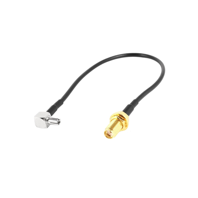 Kabel Pigtail TS9 kotni na SMA Ž 0.2m 2
