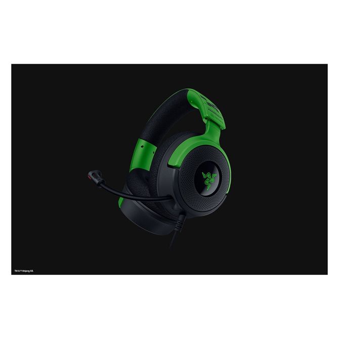 Slušalke Razer Kraken V4 X Minecraft izdaja, binauralne, naglavni trak, osvetlitev ozadja, USB-C/A, zložljiv mikrofon 2