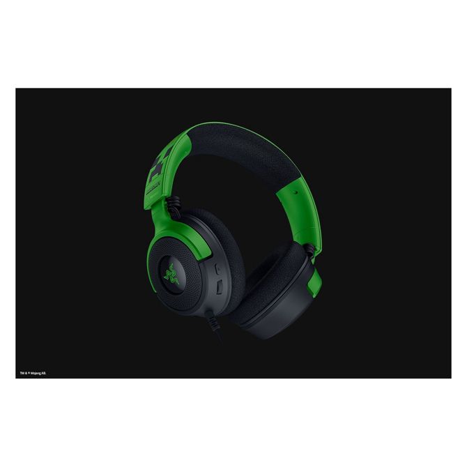 Slušalke Razer Kraken V4 X Minecraft izdaja, binauralne, naglavni trak, osvetlitev ozadja, USB-C/A, zložljiv mikrofon 4