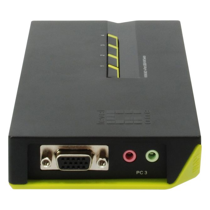 KVM stikalo 4-Fach | VGA + 2xUSB + Audio LevelOne 6