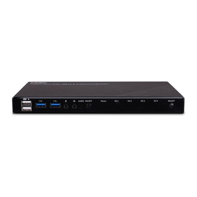 KVM stikalo HDMI 4K60, USB 3.0 in zvok 4 vrata 3