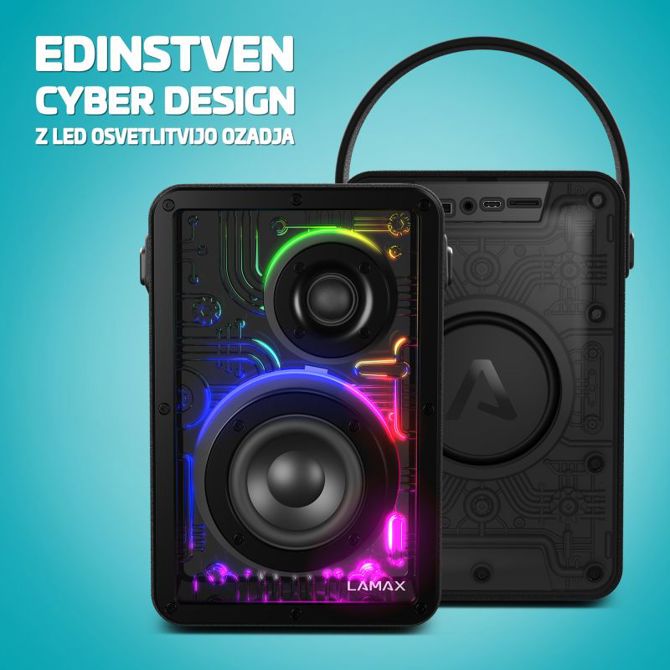 Zvočnik LAMAX CyberWave1, BlueTooth 5