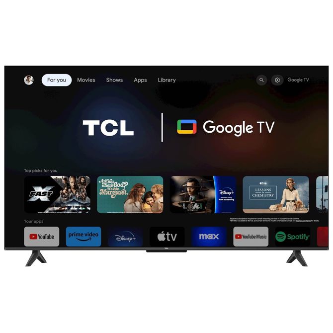 Televizor TCL 55P69B 139 cm (55''), 3840 x 2160 4K UHD, Google TV, 60Hz, 20W, Dolby audio 55P69B 2
